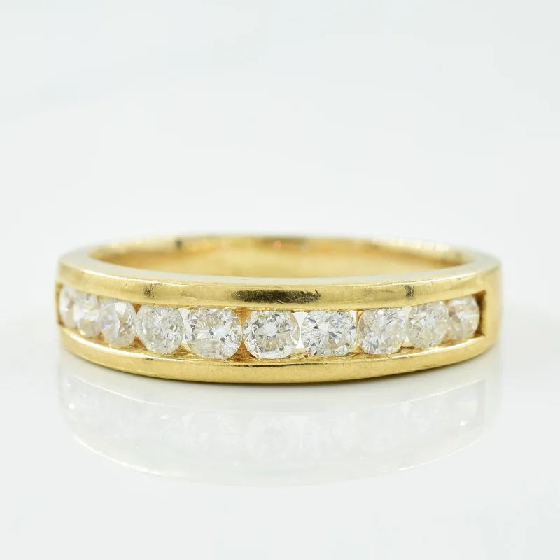 Channel Set Diamond Ring | 0.50ctw | SZ 8.5 |