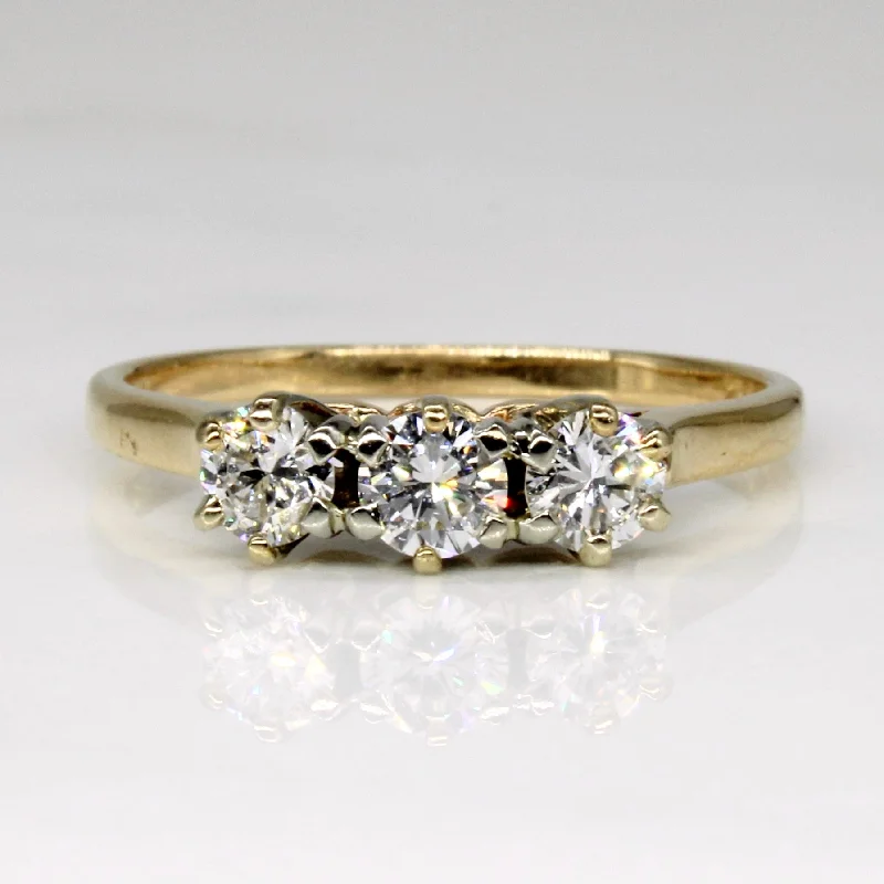 Three Stone Diamond Ring | 0.42ctw | SZ 6 |