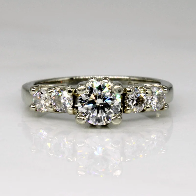 Diamond Engagement Ring | 0.81ctw | SZ 4.75 |