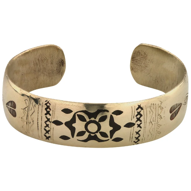 trendy bangles for women -Tuareg Silver Sahara Bracelet