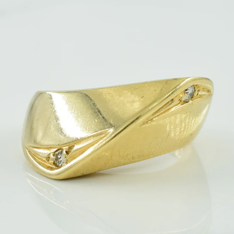 Abstract Diamond Ring | 0.04ctw | SZ 6.25 |