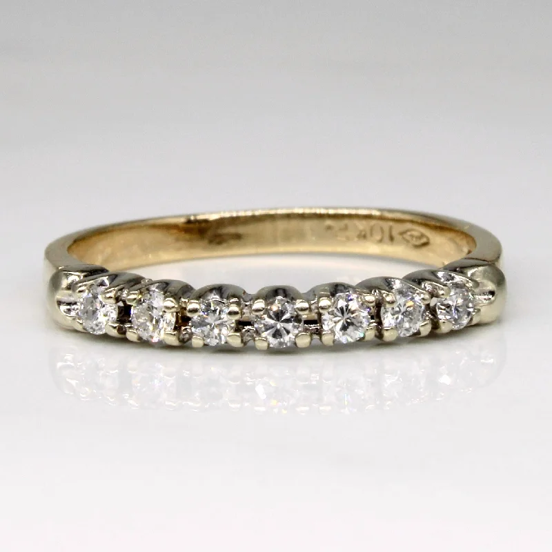 Seven Stone Diamond Ring | 0.14ctw | SZ 6.5 |