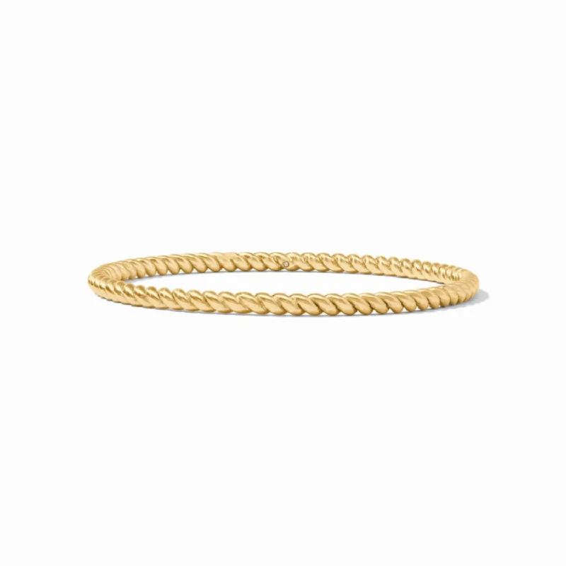 women’s braided bracelets -Nassau Gold Bangle