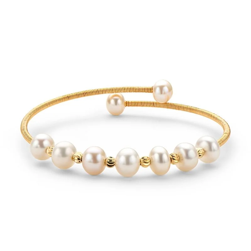 women’s friendship bracelets -14k Gold Filled Natural Freshwater Pearl Bracelet