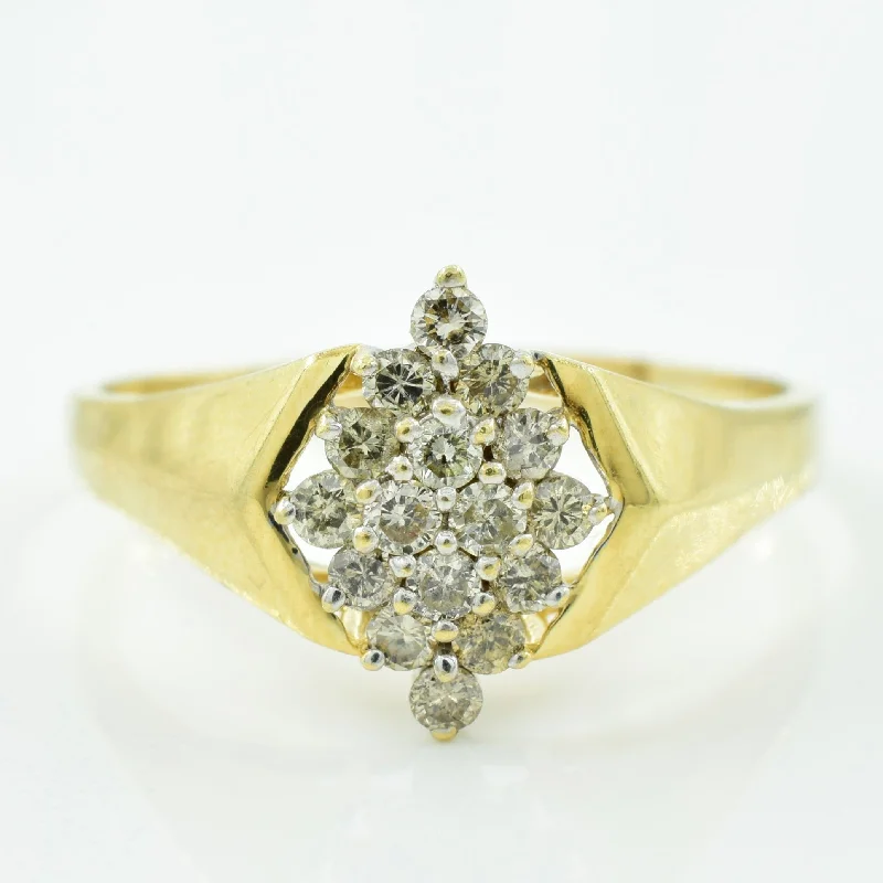 Diamond Cluster Ring | 0.16ctw | SZ 11 |