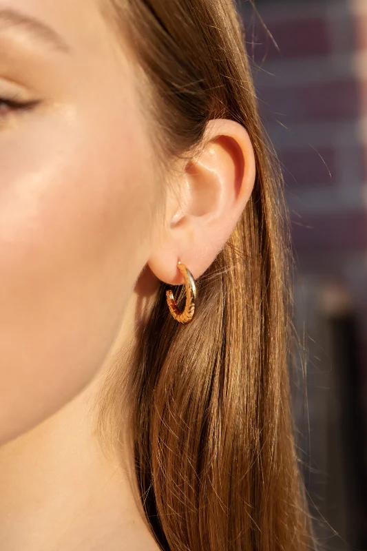 artistic earrings for women -Golden Helal Earrings