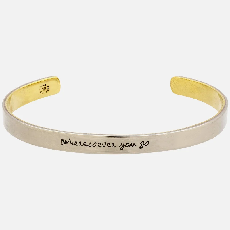 women’s gold bracelets -Wheresoever You Go Cuff Bracelet