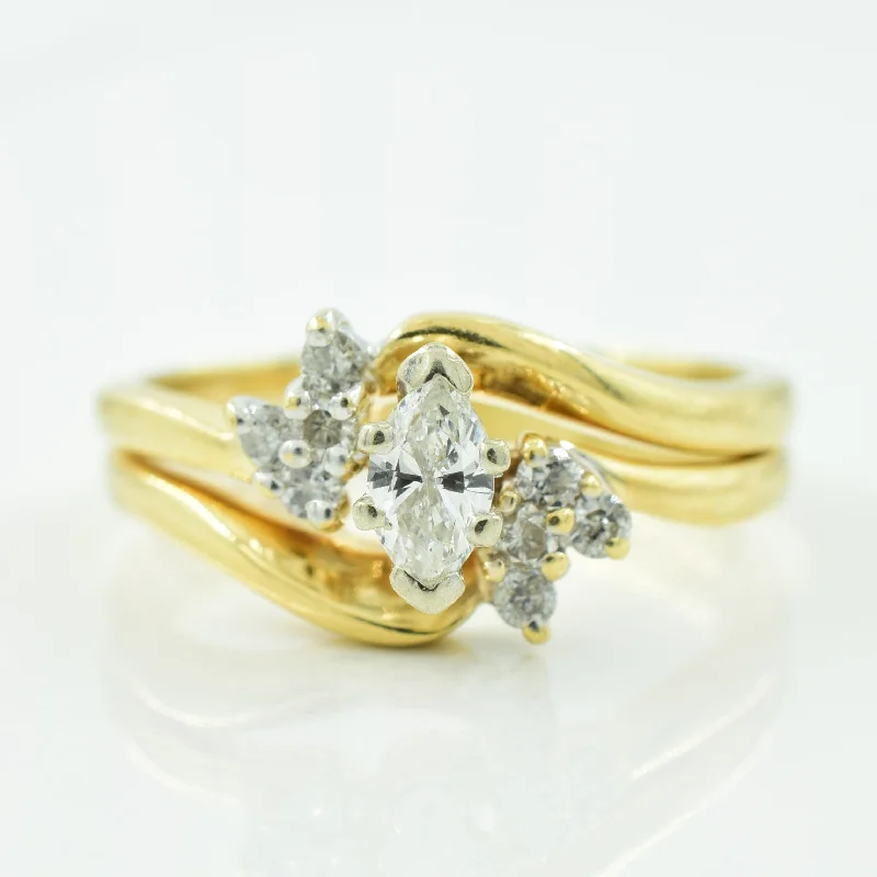 Diamond Bypass Ring | 0.27ctw | SZ 5.75 |