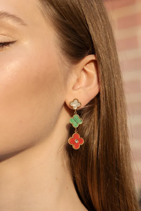 intricate design earrings for women -Flowers Earrings