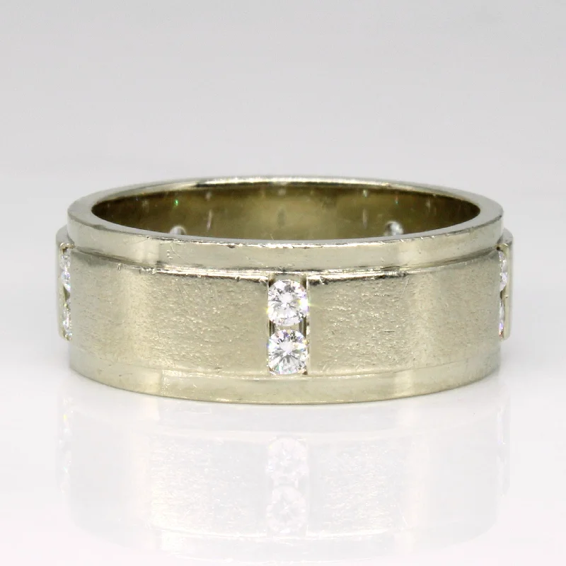 Channel Set Diamond Ring | 0.35ctw | SZ 8 |