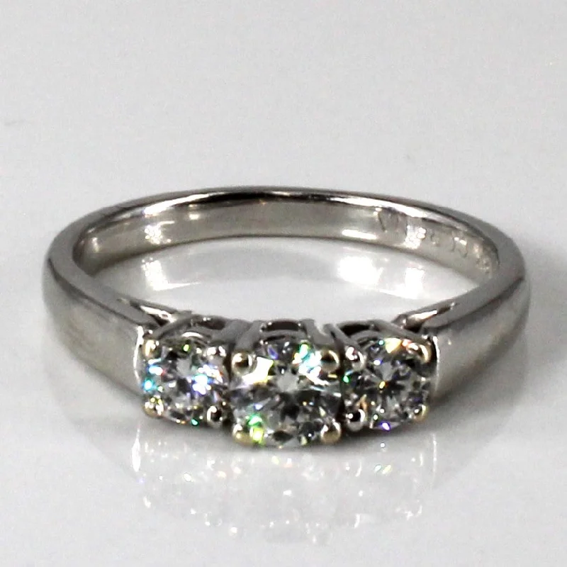 Three Stone Diamond Ring | 0.53ctw | SZ 5 |