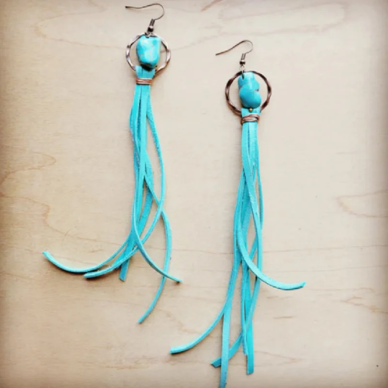 TURQUOISE WITH LIGHT TURQUOISE TASSEL