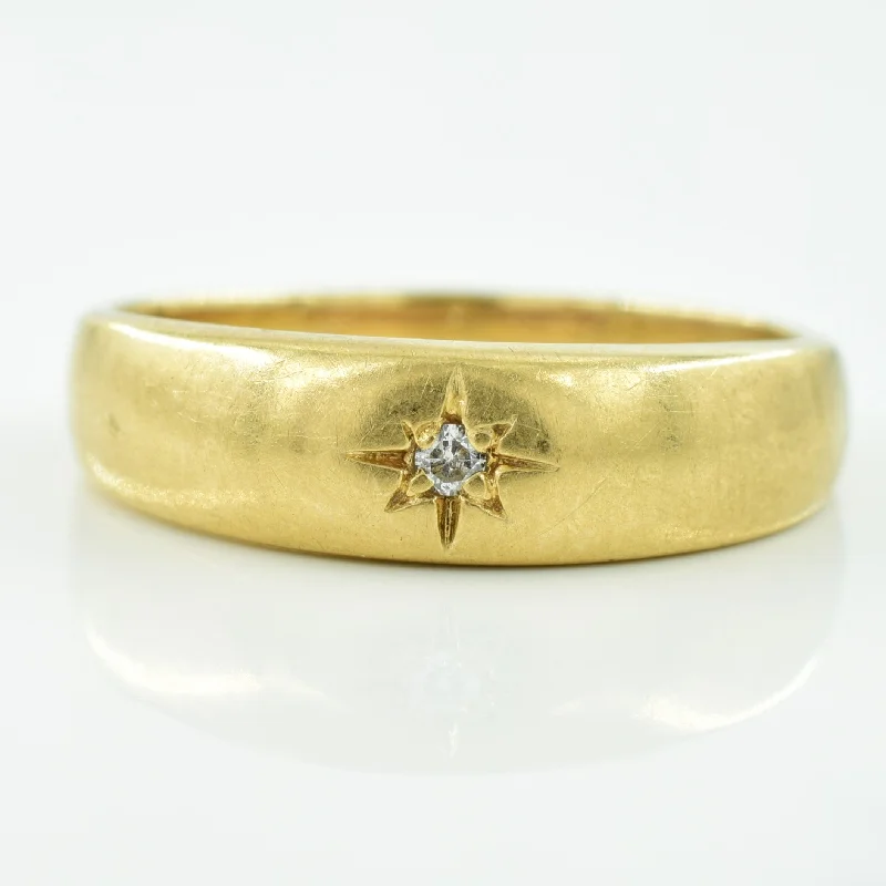 Diamond Starburst Ring | 0.02ct | SZ 7.75 |