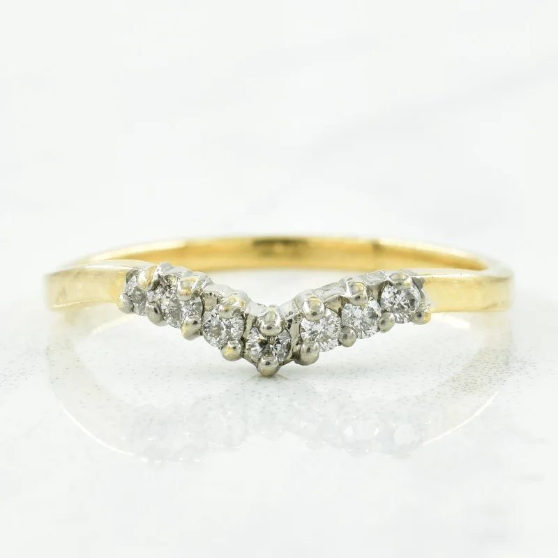 Diamond Chevron Ring | 0.10ctw | SZ 5.5 |