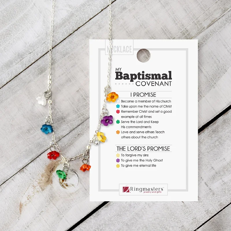 dainty bracelets for women -Baptism Covenants Blossoms Necklace or Bracelet