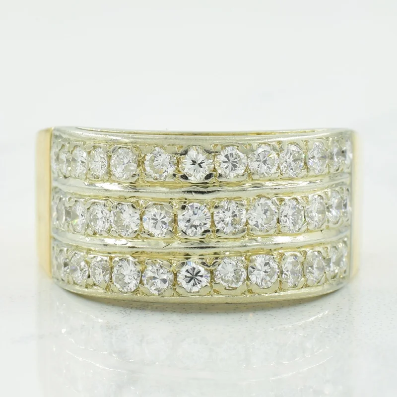 Pave Set Diamond Ring | 1.17ctw | SZ 9.25 |