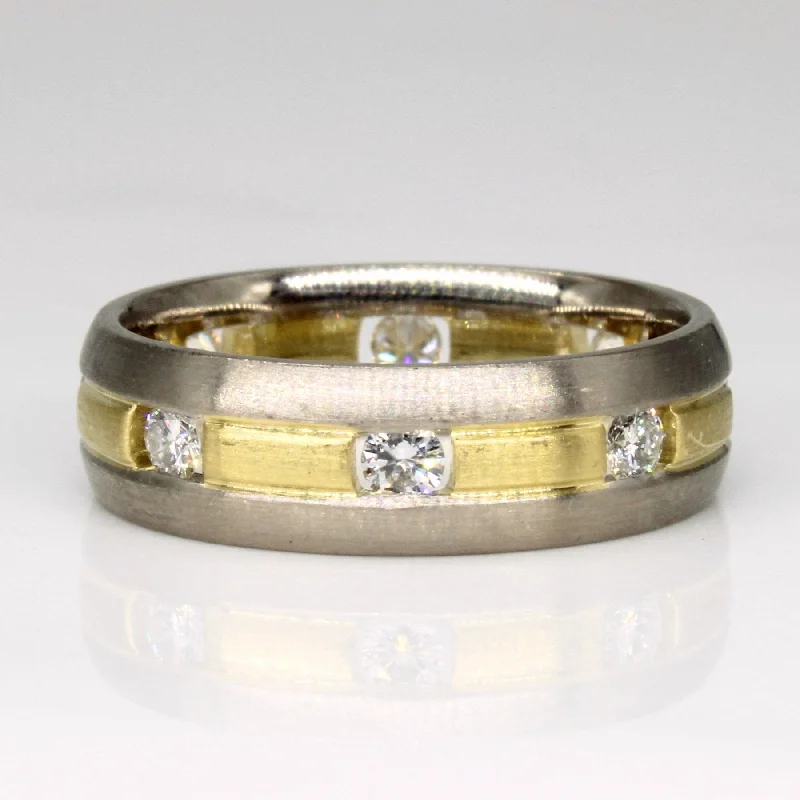 Tension Set Diamond Ring | 0.56ctw | SZ 8 |