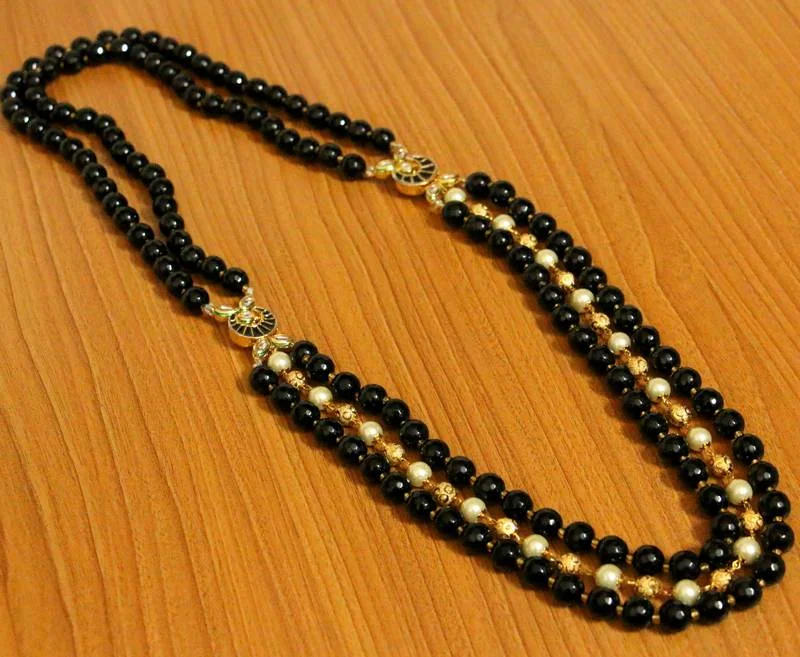 trendy choker necklaces for women -Black onyx necklaces