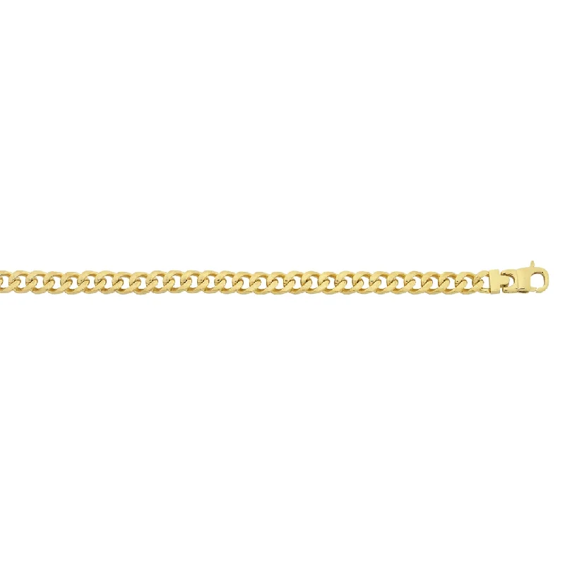 simple necklaces for women -Stainless Steel Yellow Gold Curb Chain Necklace