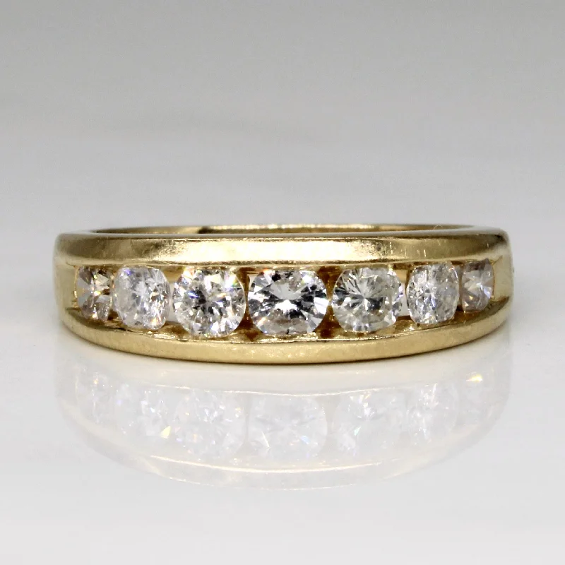 Channel Set Diamond Ring | 0.84ctw | SZ 6.75 |