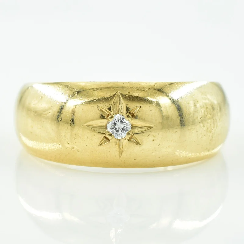 Diamond Starburst Ring | 0.03ct | SZ 7.25 |