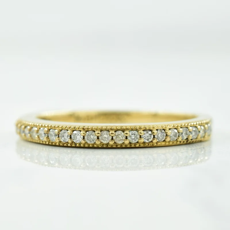 Semi Eternity Diamond Ring | 0.15ctw | SZ 5.25 |