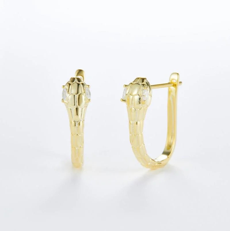 classic earrings for women -The Scaled Earrings