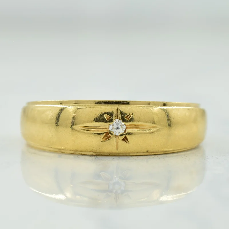 Diamond Starburst Ring | 0.02ct | SZ 8 |