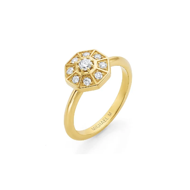 trendy engagement rings for women -Octave Diamond Ring