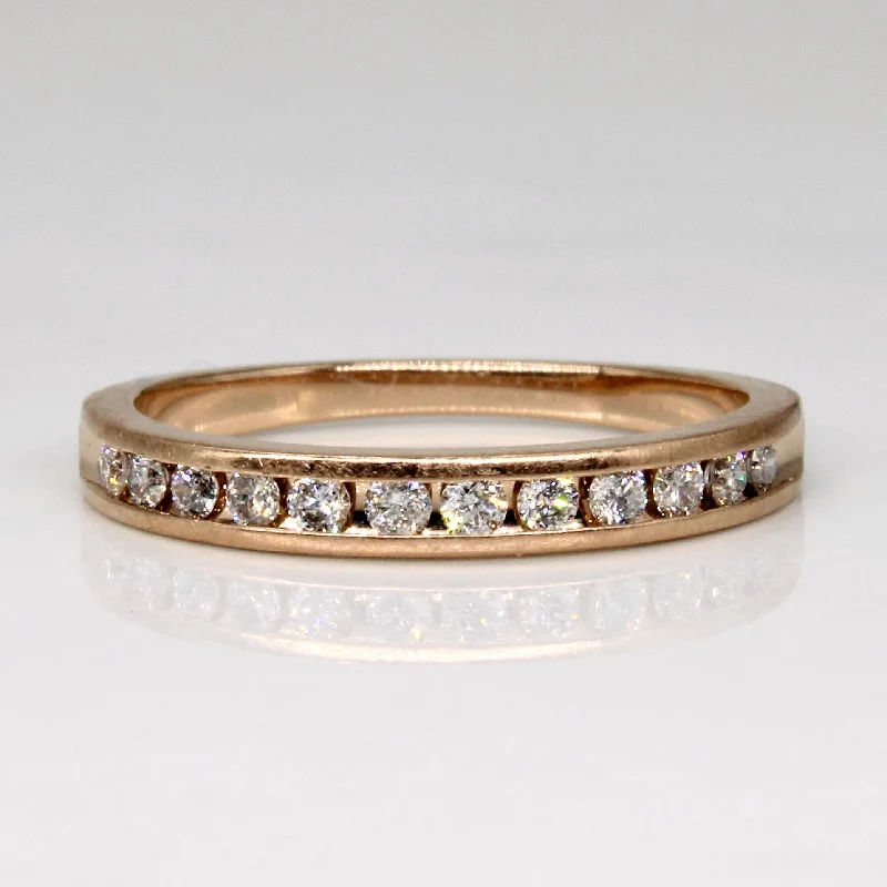 Channel Set Diamond Ring | 0.30ctw | SZ 6.75 |