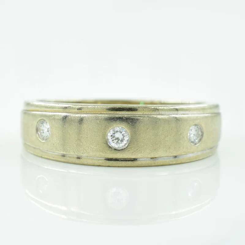 Three Stone Diamond Ring | 0.09ctw | SZ 7 |