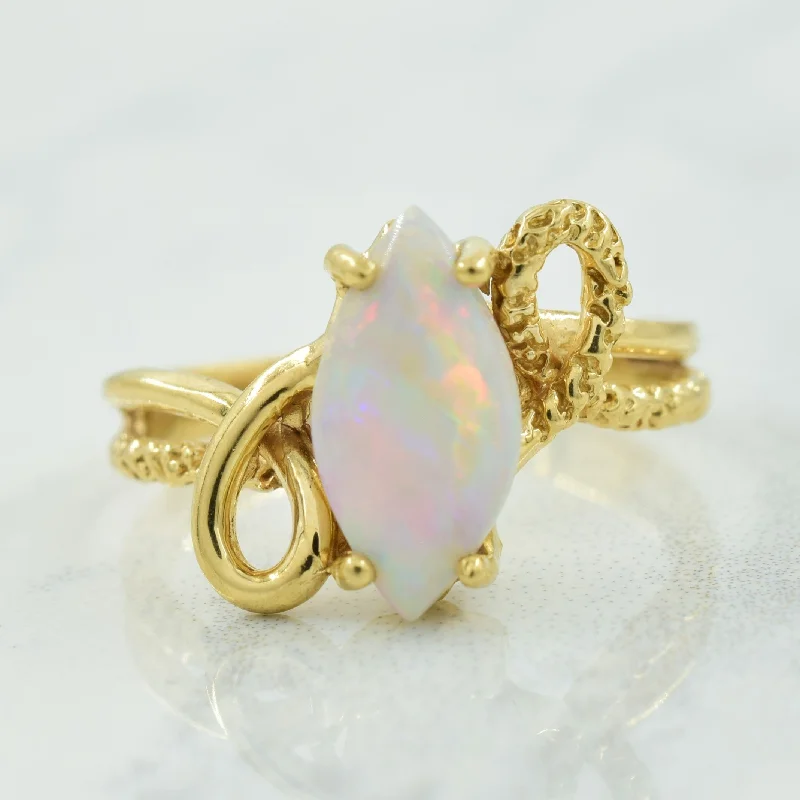 Opal Bypass Ring | 1.00ct | SZ 7 |