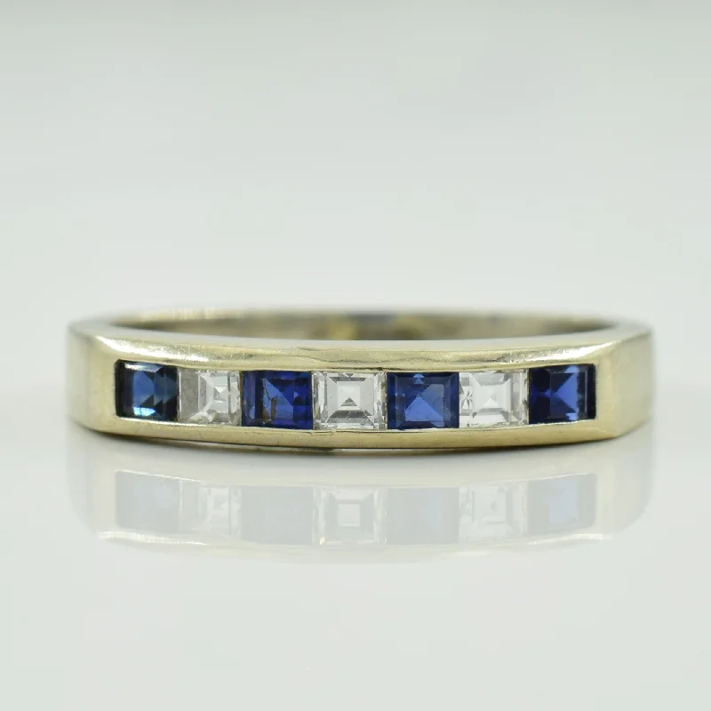 Sapphire & Diamond Ring | 0.25ctw, 0.15ctw | SZ 6.75 |