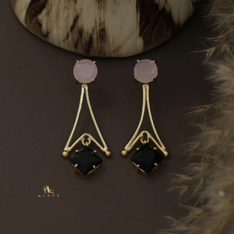 luxury earrings for women -Eros Glossy Earring