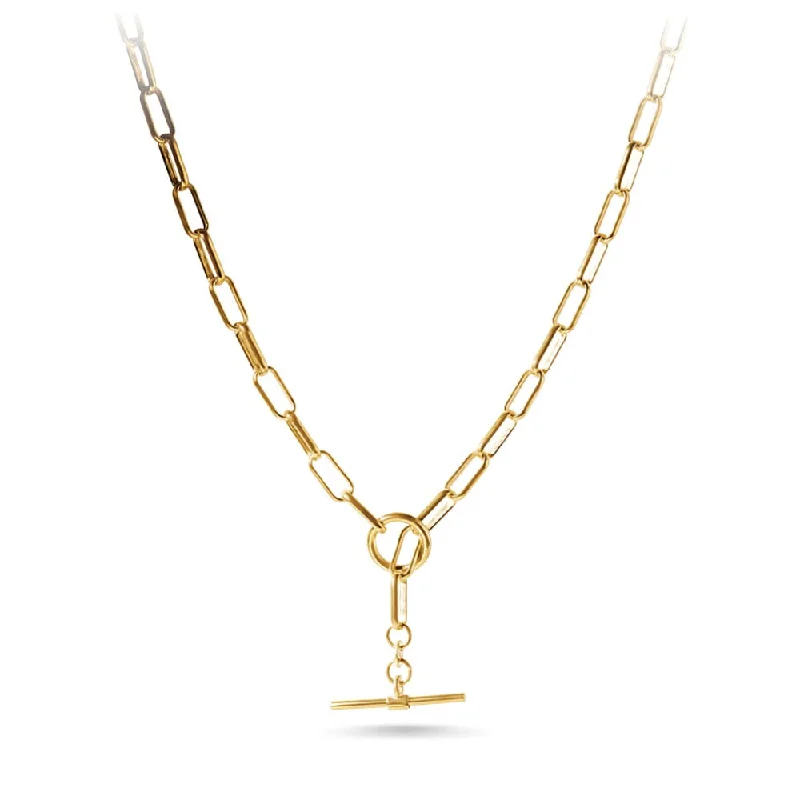 personalized engraved necklaces for women -9ct Yellow Gold Silver Infused Oval Belcher Necklace