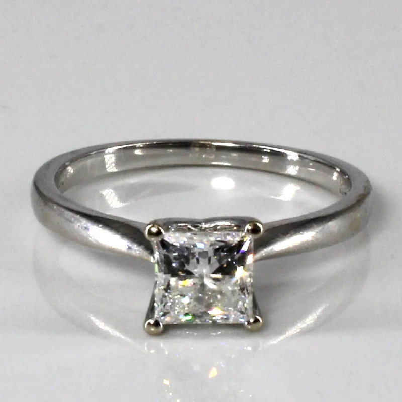 Solitaire Princess Diamond Engagement Ring | 1.01ct | SZ 7.5 |