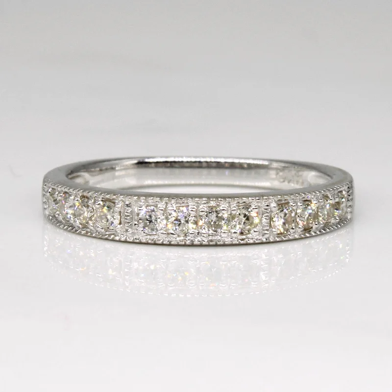 Flush Set Diamond Ring | 0.24ctw | SZ 6.5 |