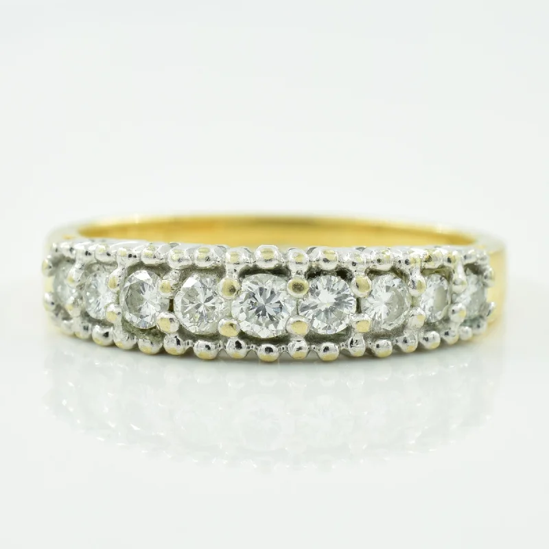 Pave Set Diamond Ring | 0.24ctw | SZ 6.5 |