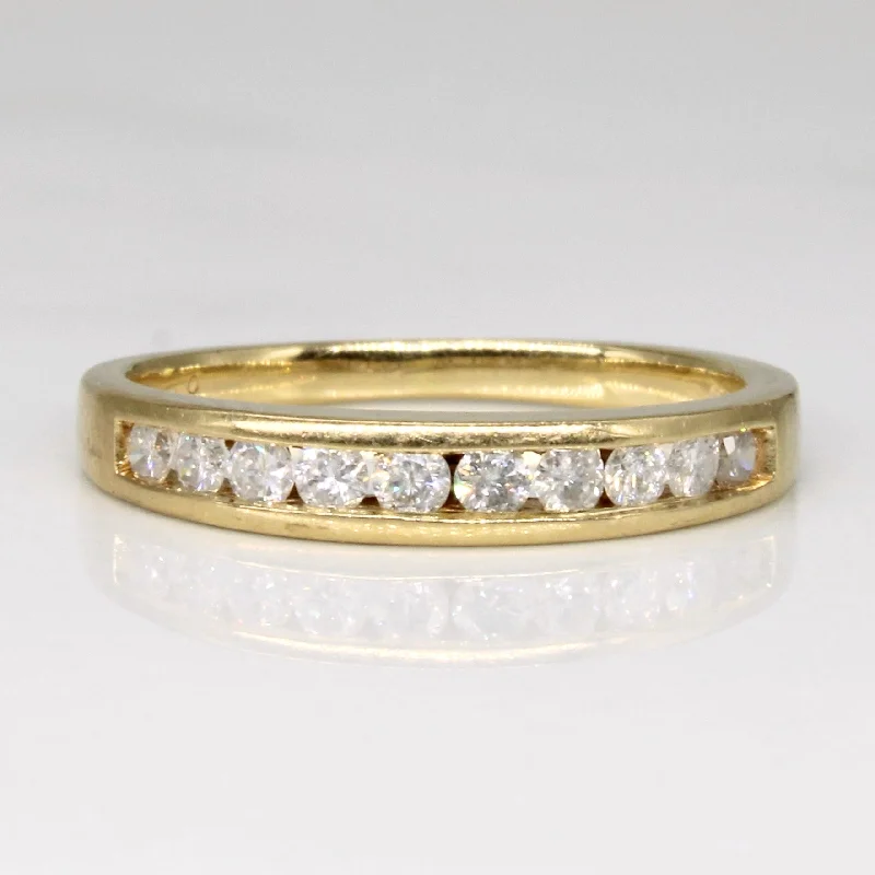 Channel Set Diamond Ring | 0.20ctw | SZ 4.75 |