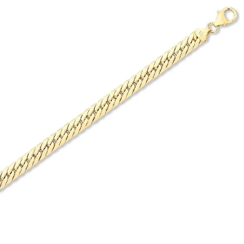 cute necklaces for women -9ct Yellow Gold Herringbone Necklace 45cm