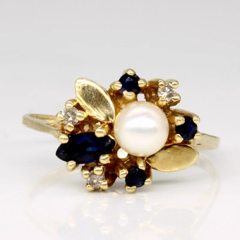 Multi Gem Cocktail Ring | 0.29ctw | SZ 5.75 |