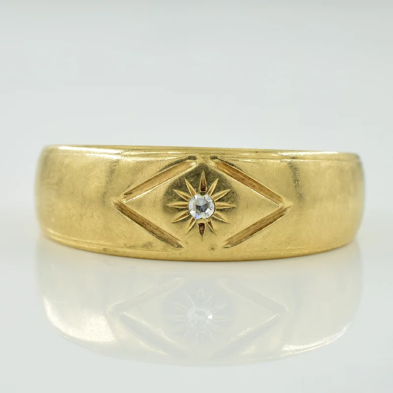 Diamond Starburst Ring | 0.02ct | SZ 9.25 |