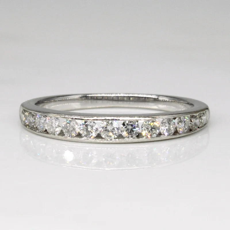 Channel Set Diamond Ring | 0.33ctw | SZ 4.75 |