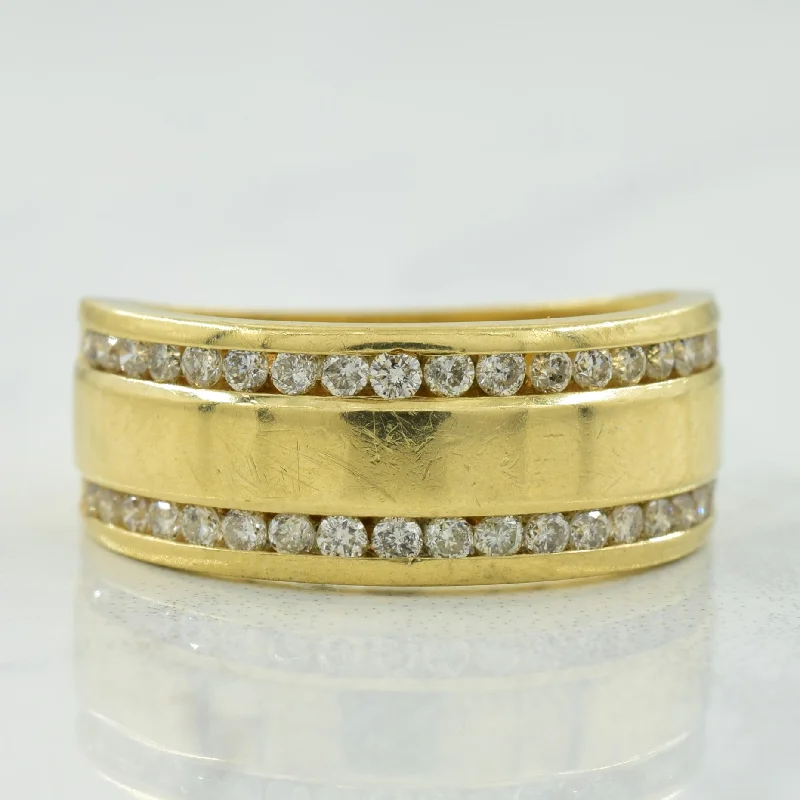 Channel Set Diamond Ring | 0.40ctw | SZ 6.75 |