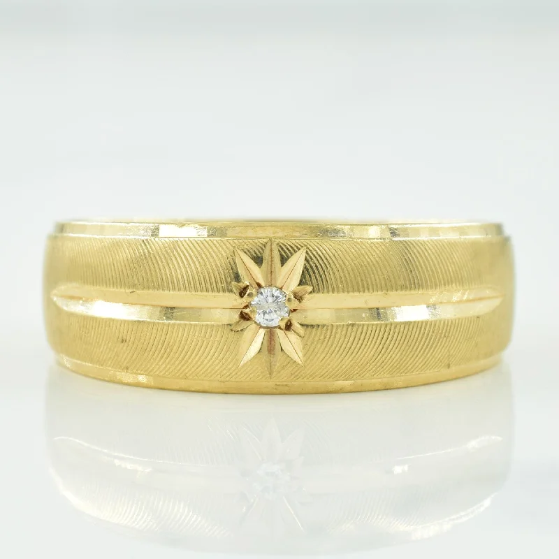 Diamond Starburst Ring | 0.02ct | SZ 12.25 |