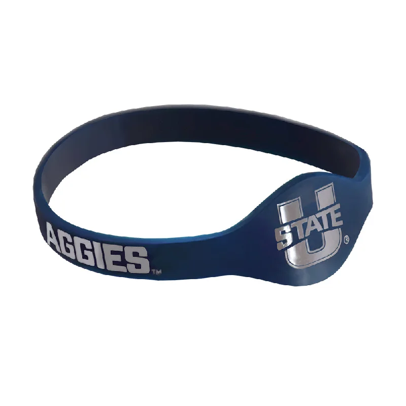 women’s matching bangles -USU - Utah State University - SILICONE BRACELET