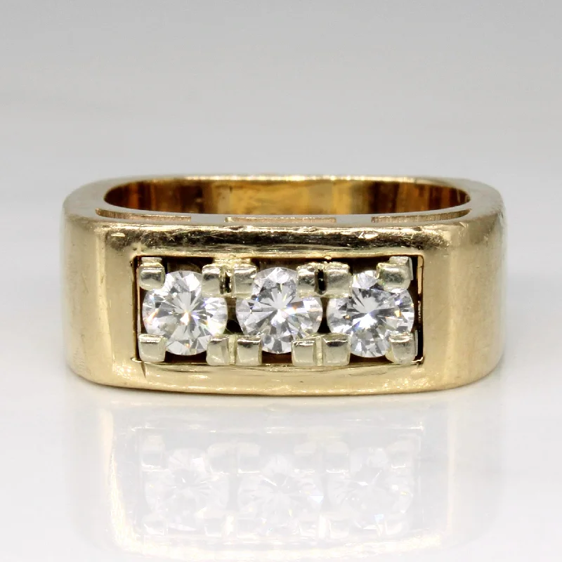 Three Stone Diamond Ring | 0.50ctw | SZ 5.5 |