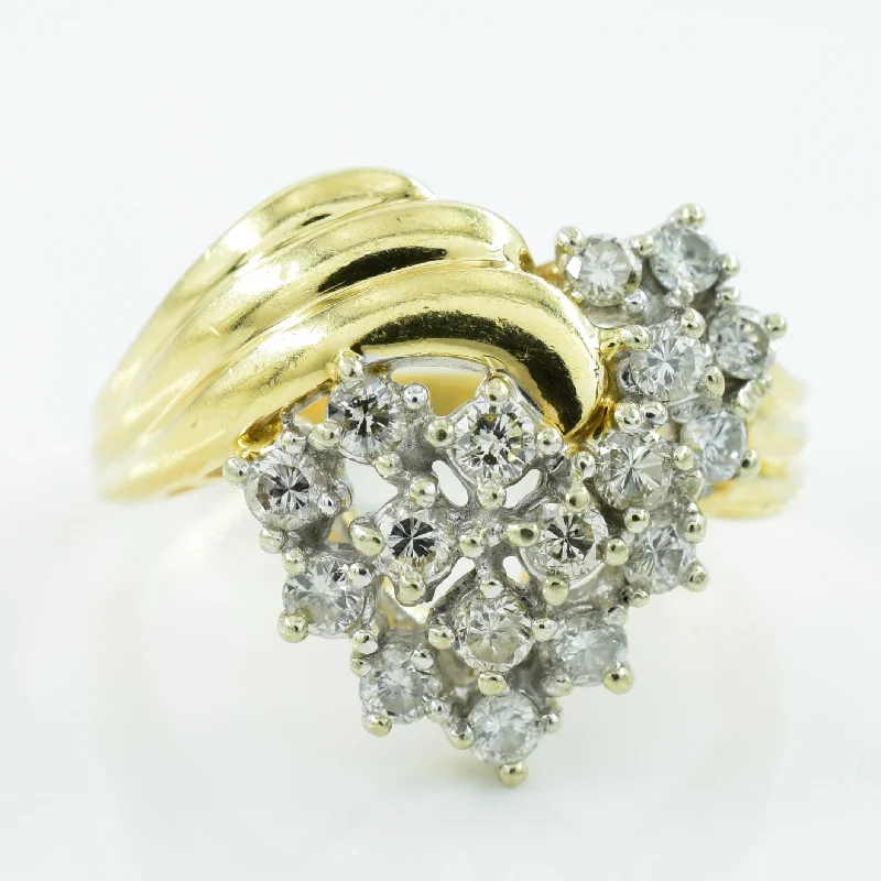 Diamond Cluster Ring | 0.42ctw | SZ 4.5 |