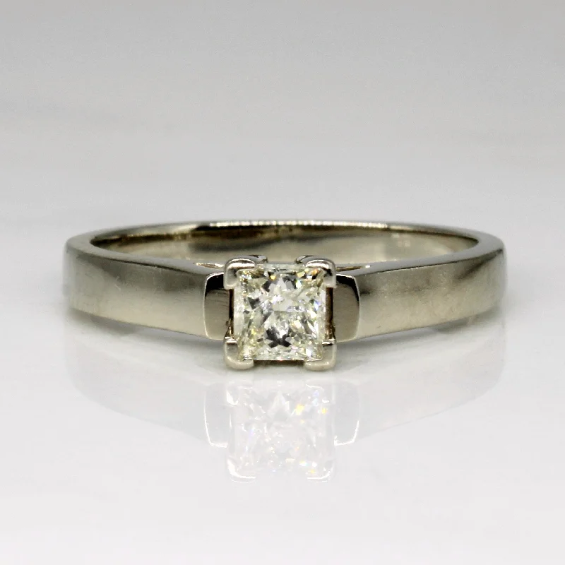 Princess Cut Diamond Engagement Ring | 0.30ct | SZ 6.5 |