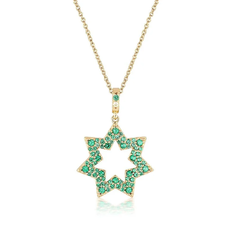 gold necklaces for women -GEORGINI COMMONWEALTH COLLECTION STAR NECKLACE GOLD